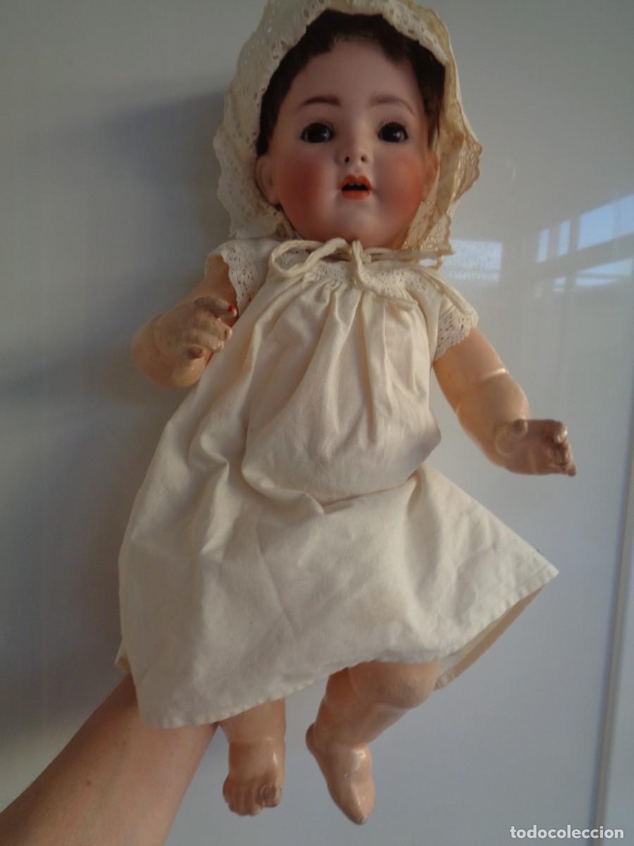 Mu&ntilde;ecas porcelana: MUY ANTIGUA MU&Ntilde;ECA DE PORCELANA BIZCOCHO LLAMADAS DE &uml; CARACTER &uml;. MADE IN GERMANY