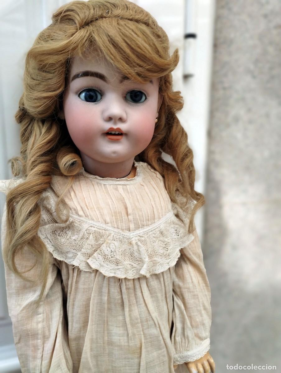 Mu&ntilde;ecas porcelana: MU&Ntilde;ECA ANTIGUA PORCELANA ALEMANA SIMON HALBIG DEP 1079 TODA DE ORIGEN, ESPECTACULAR VER FOTOS