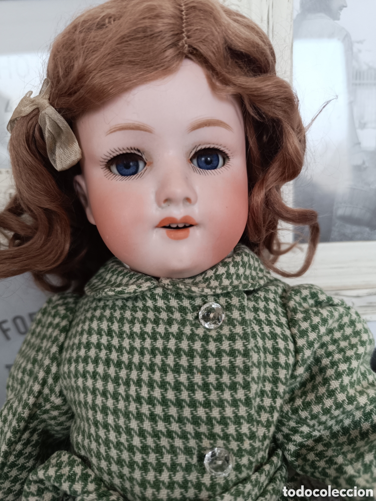 Mu&ntilde;ecas porcelana: Mu&ntilde;eca antigua armand marseille 390