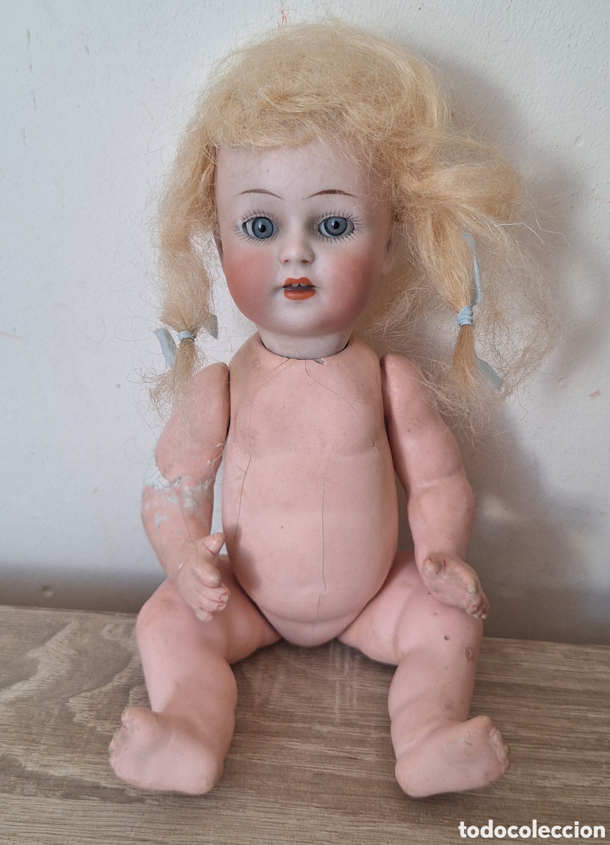 Mu&ntilde;ecas porcelana: Antigua Mu&ntilde;eca de Porcelana Franz Schmidt