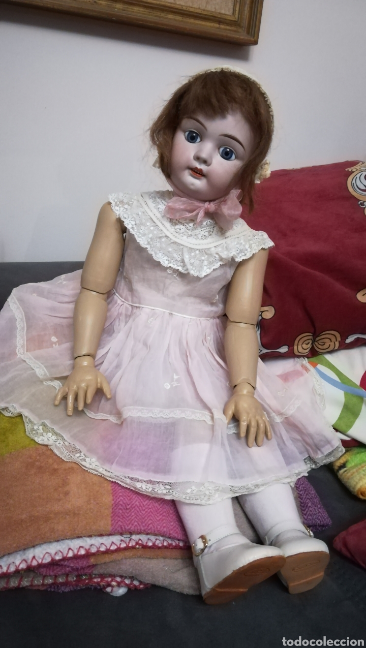 Mu&ntilde;ecas porcelana: Preciosa mu&ntilde;eca Fleischmann francesa - Foto 2