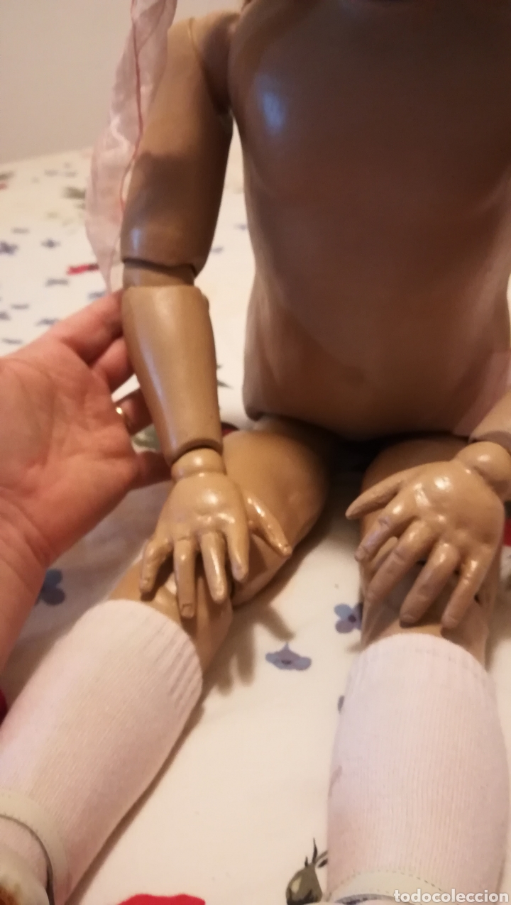 Mu&ntilde;ecas porcelana: Preciosa mu&ntilde;eca Fleischmann francesa - Foto 3