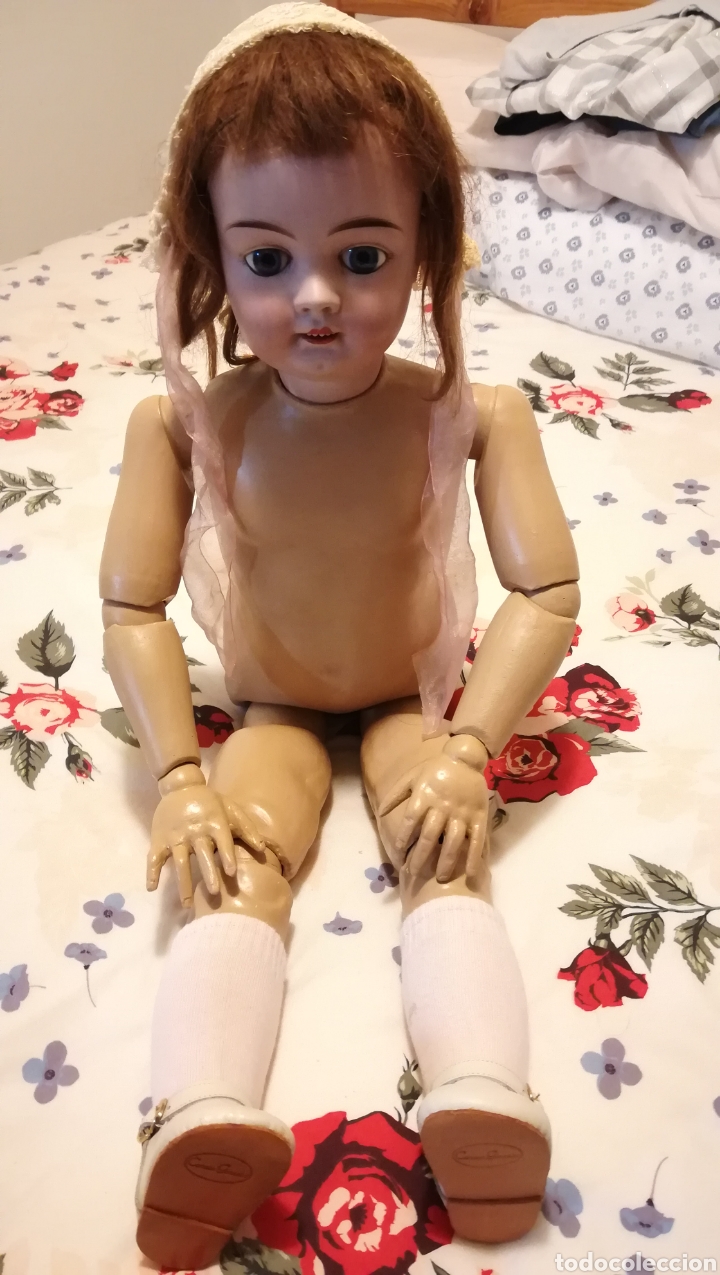 Mu&ntilde;ecas porcelana: Preciosa mu&ntilde;eca Fleischmann francesa - Foto 4