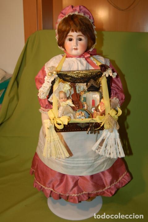 Muñecas Porcelana: preciosa vendedora ambulante de biscuit - Foto 3 - 242380885
