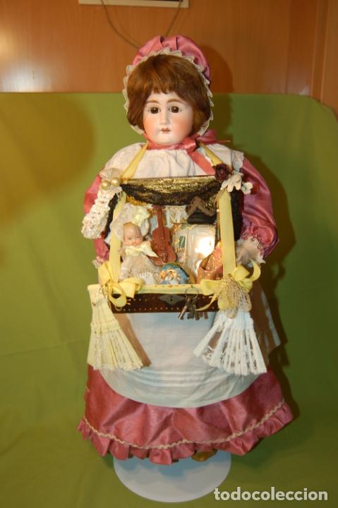 Muñecas Porcelana: preciosa vendedora ambulante de biscuit - Foto 11 - 242380885