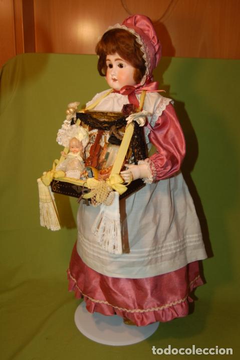 Muñecas Porcelana: preciosa vendedora ambulante de biscuit - Foto 25 - 242380885