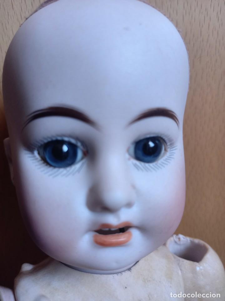 Mu&ntilde;ecas porcelana: Mu&ntilde;eca Fleischmann & Bl&ouml;del 42 cm. - Foto 3