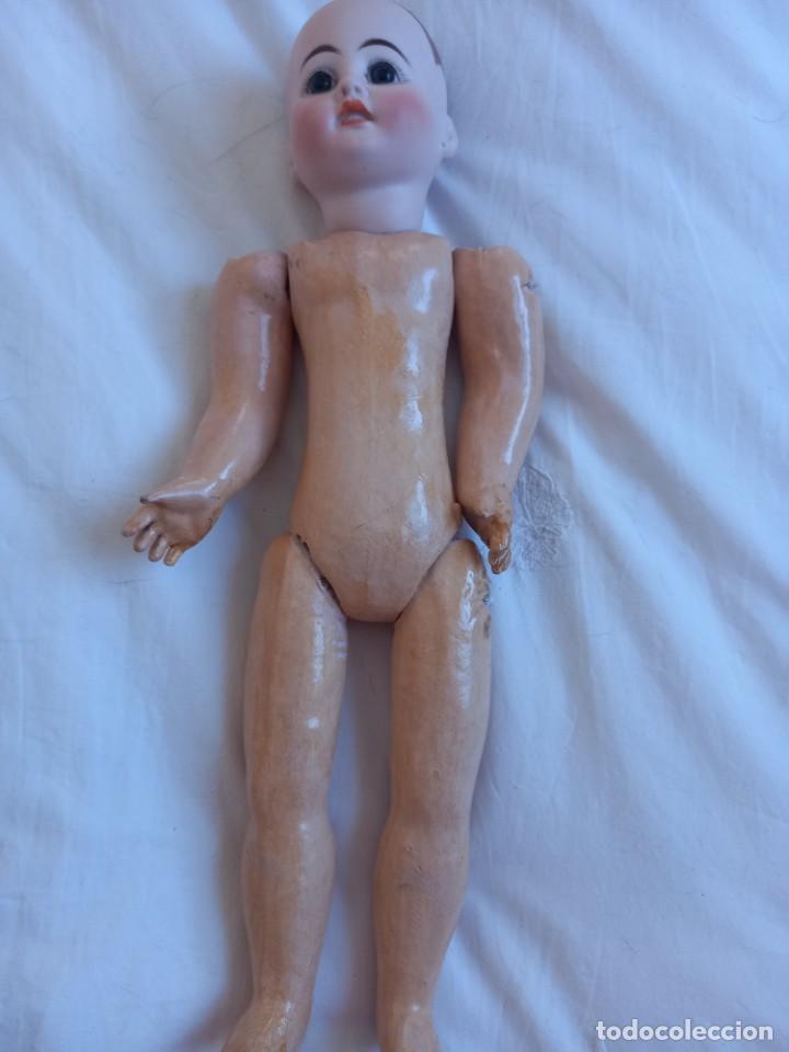 Mu&ntilde;ecas porcelana: Mu&ntilde;eca Fleischmann & Bl&ouml;del 42 cm. - Foto 4