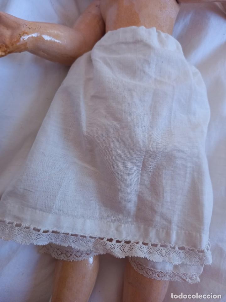 Mu&ntilde;ecas porcelana: Mu&ntilde;eca Fleischmann & Bl&ouml;del 42 cm. - Foto 7