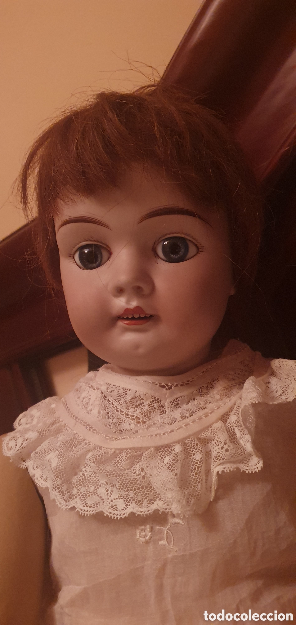 Mu&ntilde;ecas porcelana: Preciosa mu&ntilde;eca Fleischmann francesa - Foto 9