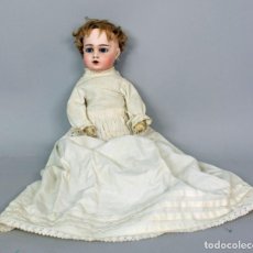 Bambole Porcellana: MUÑECA FRANCESA BEBÉ BRU JEUNE 4 MARCA NUCA Y ESPALDA CABEZA PORCELANA CUERPO MADERA 1884 - 1889