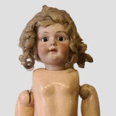 Muñecas Porcelana: MUÑECA CON CABEZA DE PORCELANA Y CUERPO DE COMPOSICION. JUMEAU. SIGLO XIX