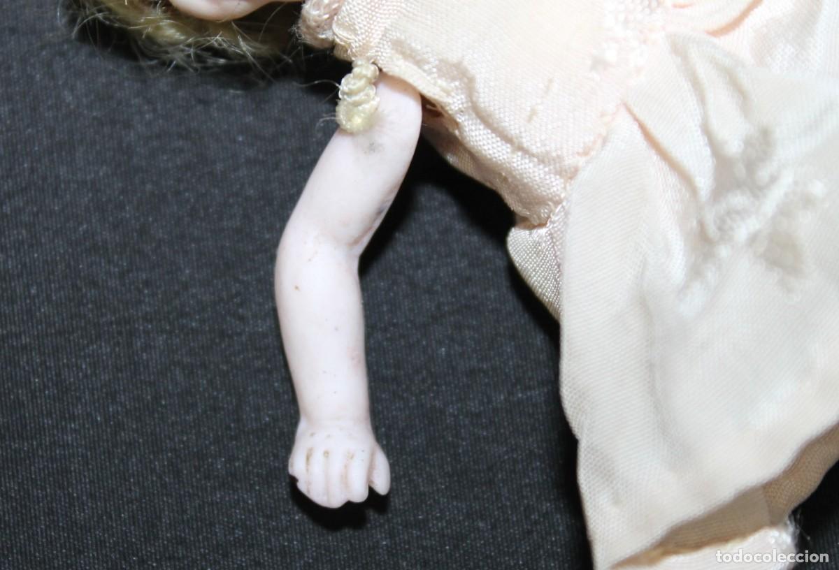 Mu&ntilde;ecas porcelana: Original mu&ntilde;eca francesa Mignonette en biscuit - Foto 3