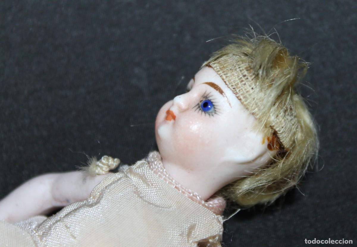Mu&ntilde;ecas porcelana: Original mu&ntilde;eca francesa Mignonette en biscuit - Foto 4