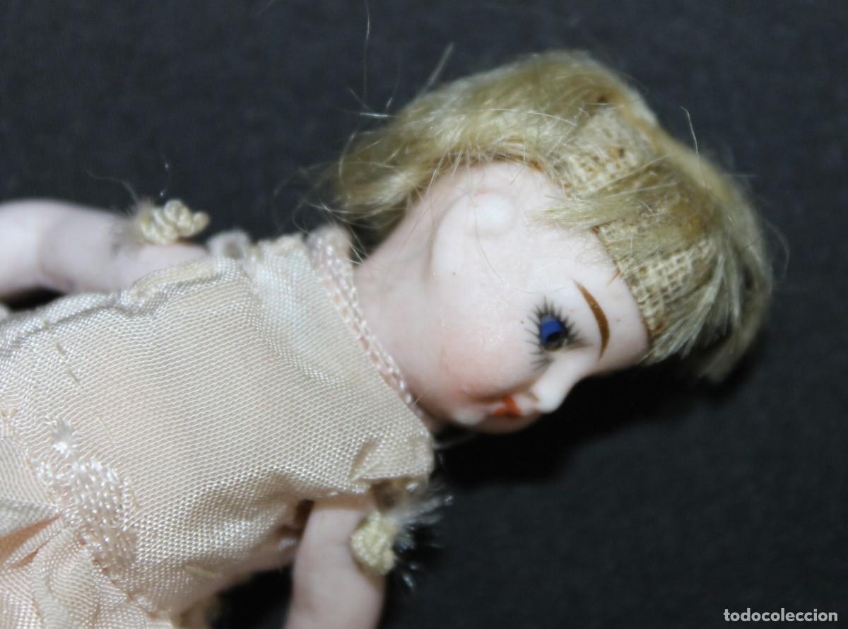 Mu&ntilde;ecas porcelana: Original mu&ntilde;eca francesa Mignonette en biscuit - Foto 5
