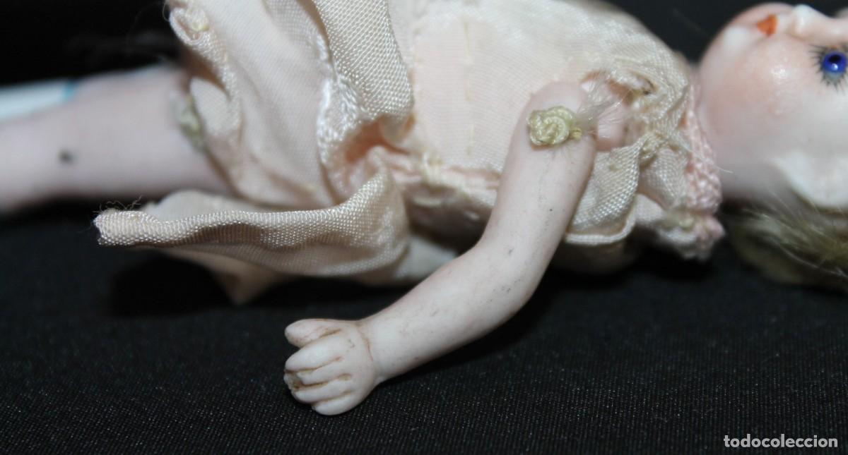 Mu&ntilde;ecas porcelana: Original mu&ntilde;eca francesa Mignonette en biscuit - Foto 6