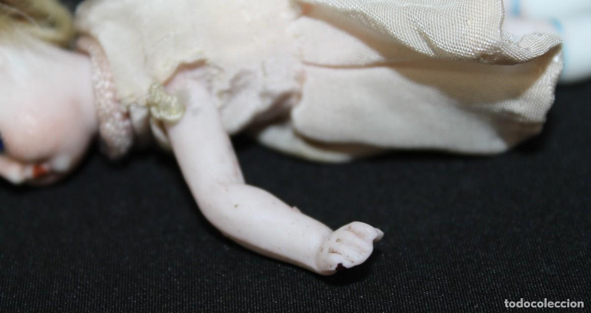 Mu&ntilde;ecas porcelana: Original mu&ntilde;eca francesa Mignonette en biscuit - Foto 7