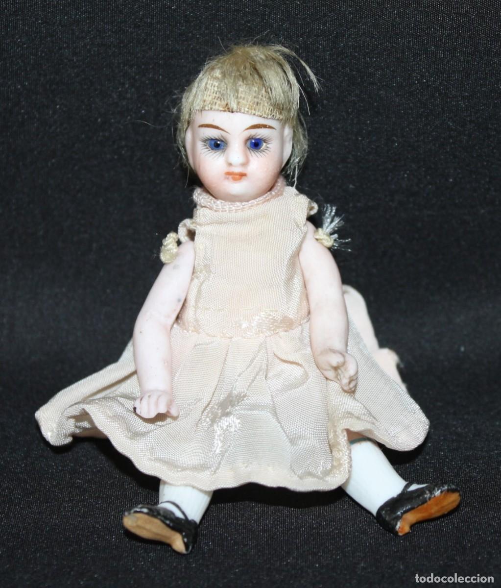 Mu&ntilde;ecas porcelana: Original mu&ntilde;eca francesa Mignonette en biscuit - Foto 8