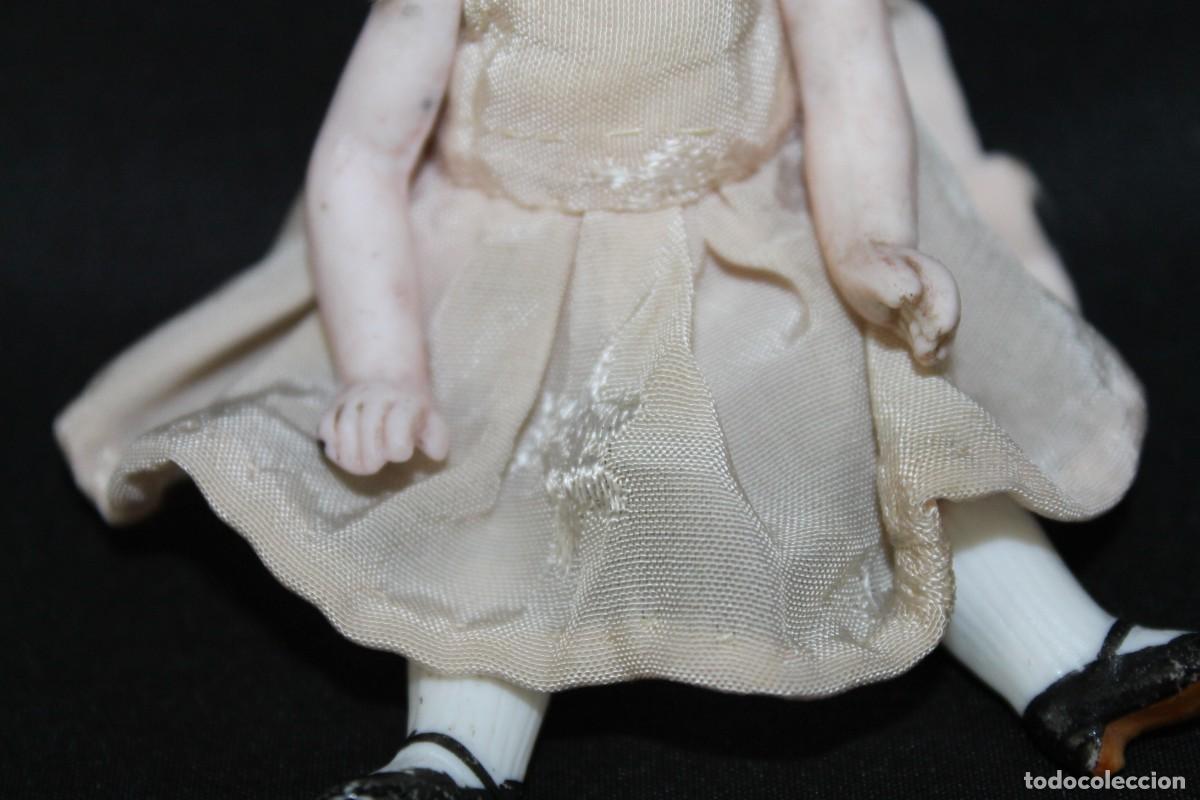 Mu&ntilde;ecas porcelana: Original mu&ntilde;eca francesa Mignonette en biscuit - Foto 9