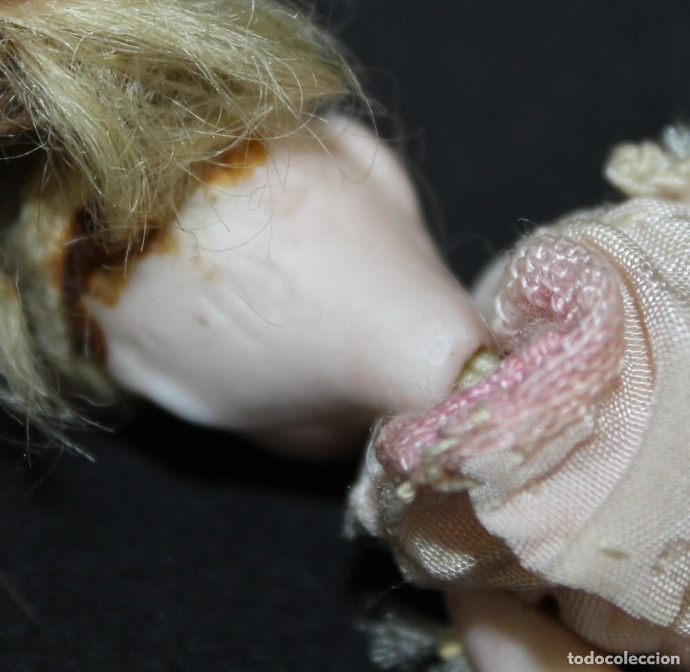 Mu&ntilde;ecas porcelana: Original mu&ntilde;eca francesa Mignonette en biscuit - Foto 19