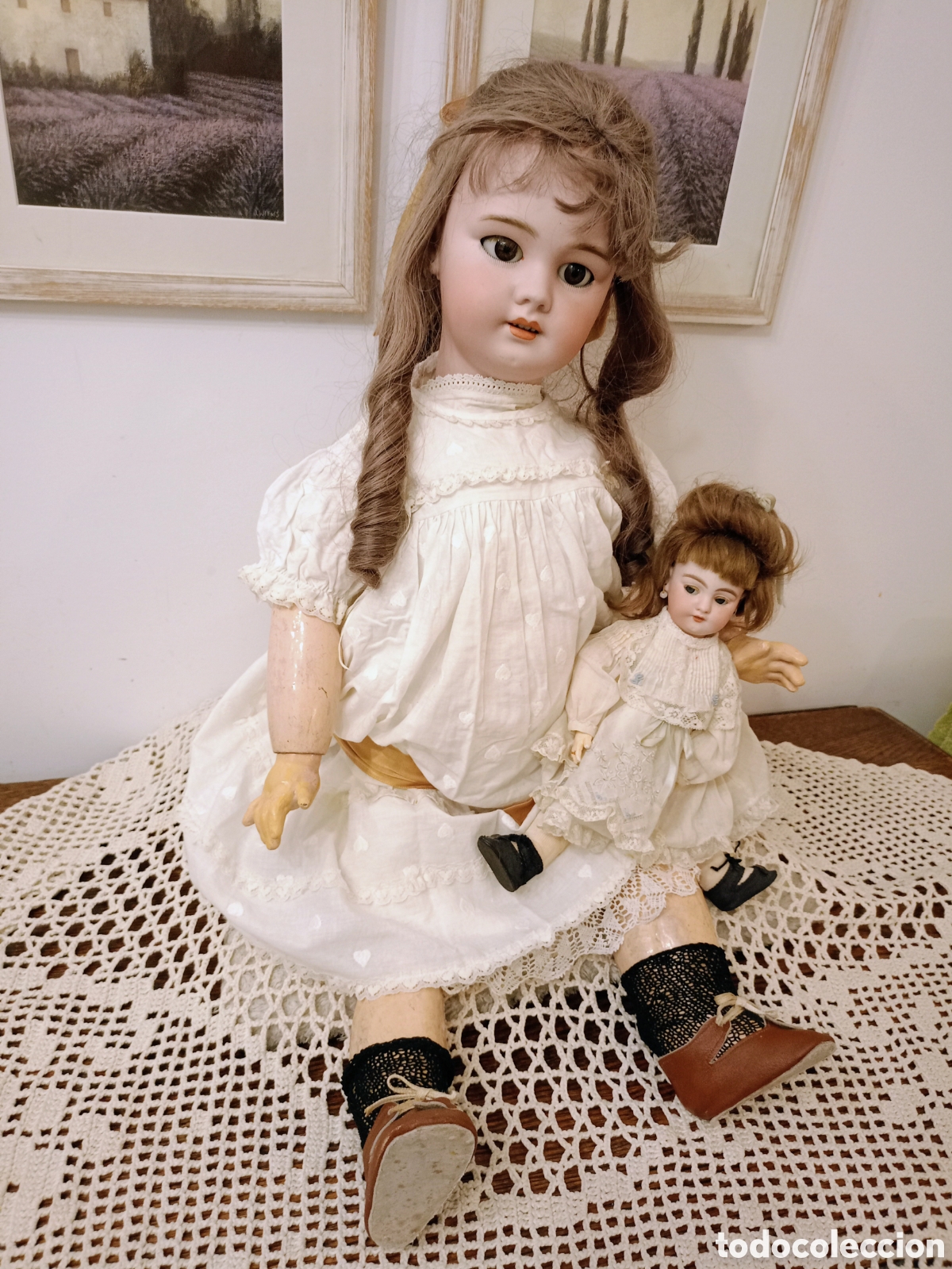 Mu&ntilde;ecas Porcelana: Precioso mu&ntilde;eca Francesa Jumeau D.E.P 70 cm