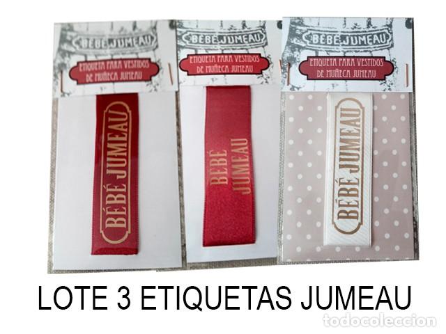 Mu&ntilde;ecas Porcelana: lote 3 etiquetas para mu&ntilde;eca Jumeau para d*****5 (Italia)
