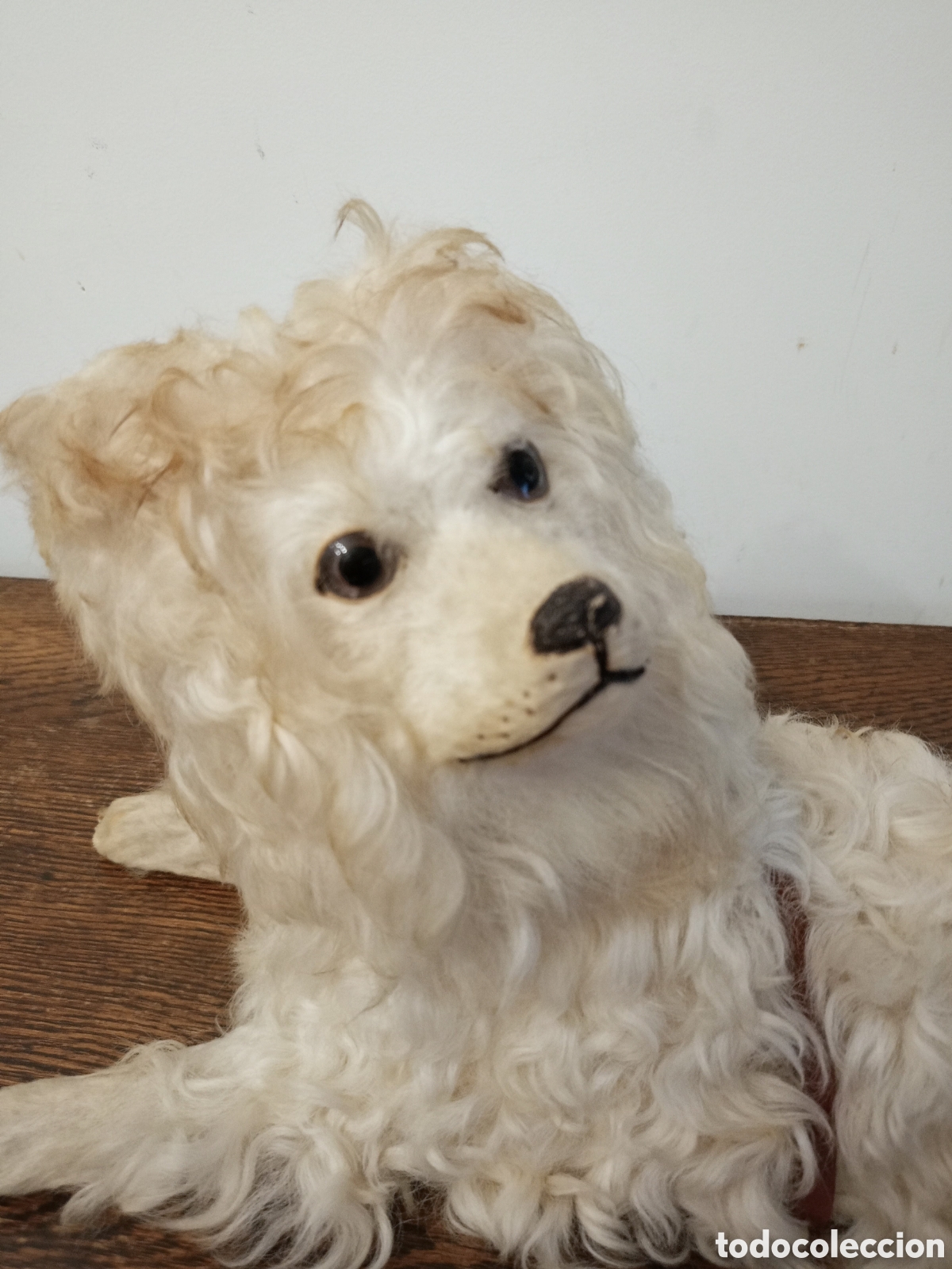 Mu&ntilde;ecas Porcelana: Antiguo perro franc&eacute;s guarda pijamas de principios del 1900
