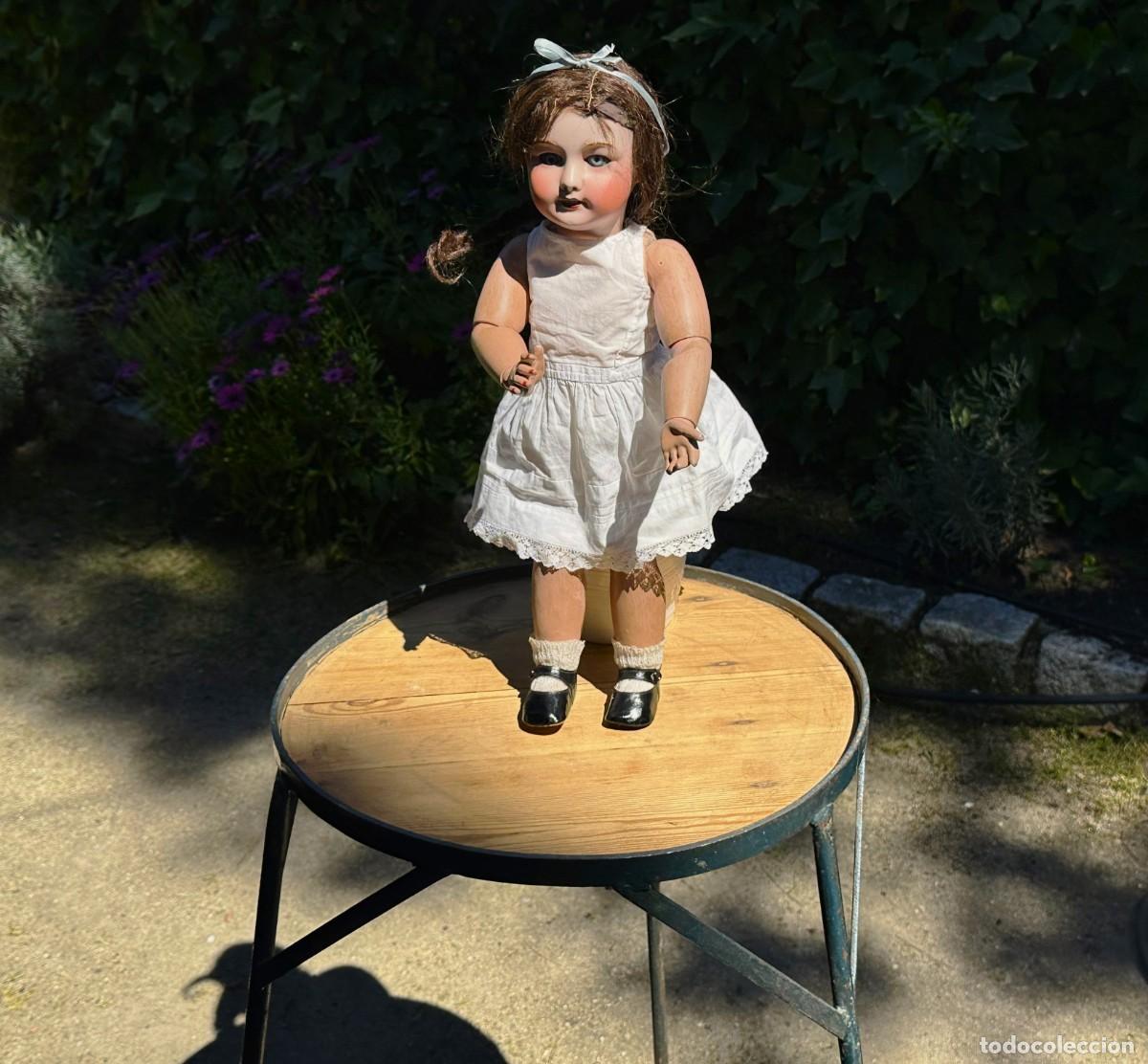 Mu&ntilde;ecas porcelana: ANTIGUA MU&Ntilde;ECA B&Eacute;B&Eacute; JUMEAU ETIQUETA &rdquo;DIPL&Ocirc;ME D'HONNEUR&rdquo; TALLA 9 - SFBJ 301 22 PULGADAS CIRCA 1905