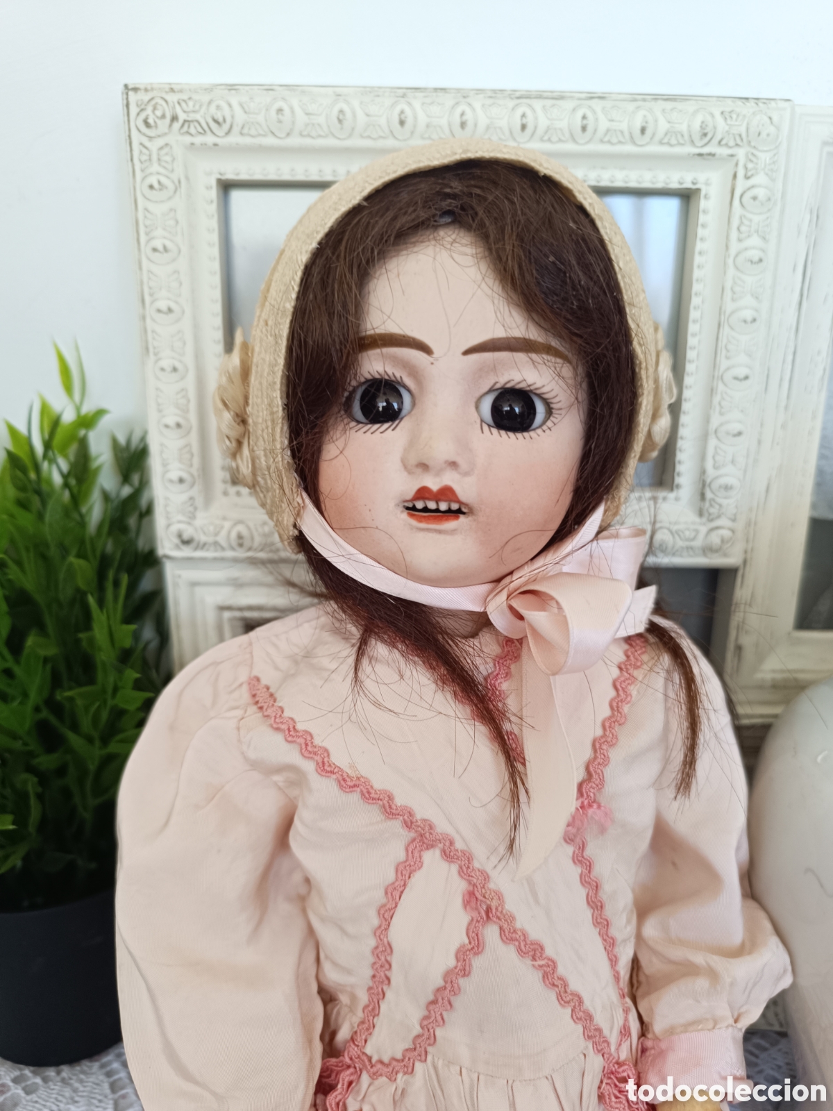 Mu&ntilde;ecas porcelana: Antigua mu&ntilde;eca francesa Jules Verlingue 1920