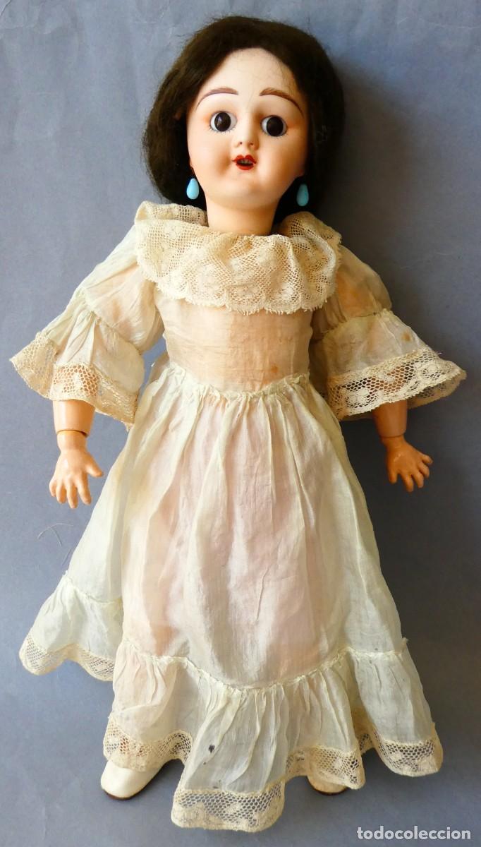 Mu&ntilde;ecas porcelana: ANTIGUO MU&Ntilde;ECA DE PORCELANA -C.D. 60 RUE MAZARINE PAR&Iacute;S
