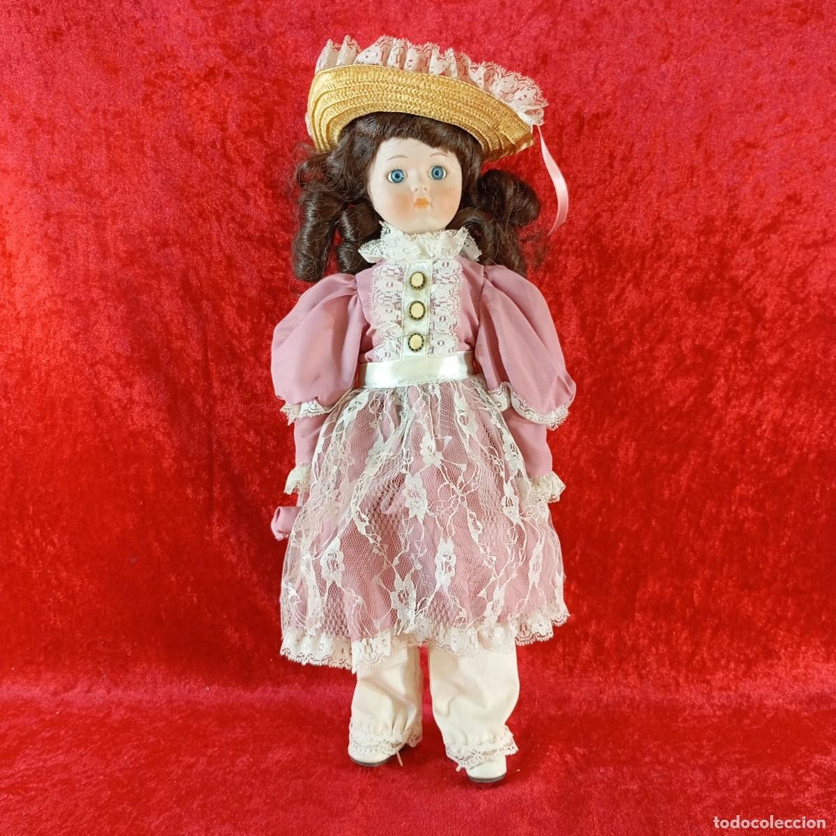 Mu&ntilde;ecas porcelana: PRECIOSA MU&Ntilde;ECA DE PORCELANA - COLECCI&Oacute;N HERITAGE MINT - SUZETTE - 1988-1989 - 43 X 16 CM