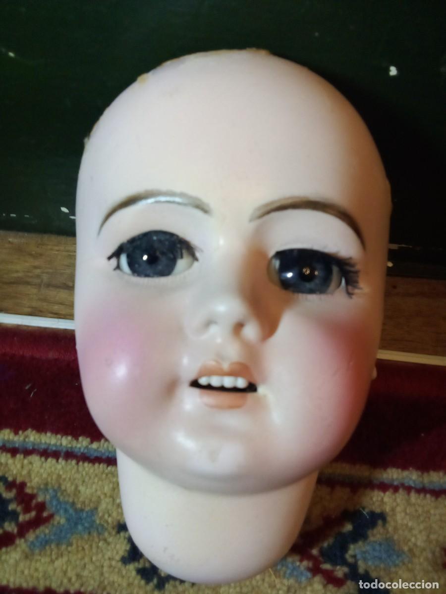 Mu&ntilde;ecas porcelana: cabeza de mu&ntilde;eca de porcelana DEPOSE 14 S.F.B.J.
