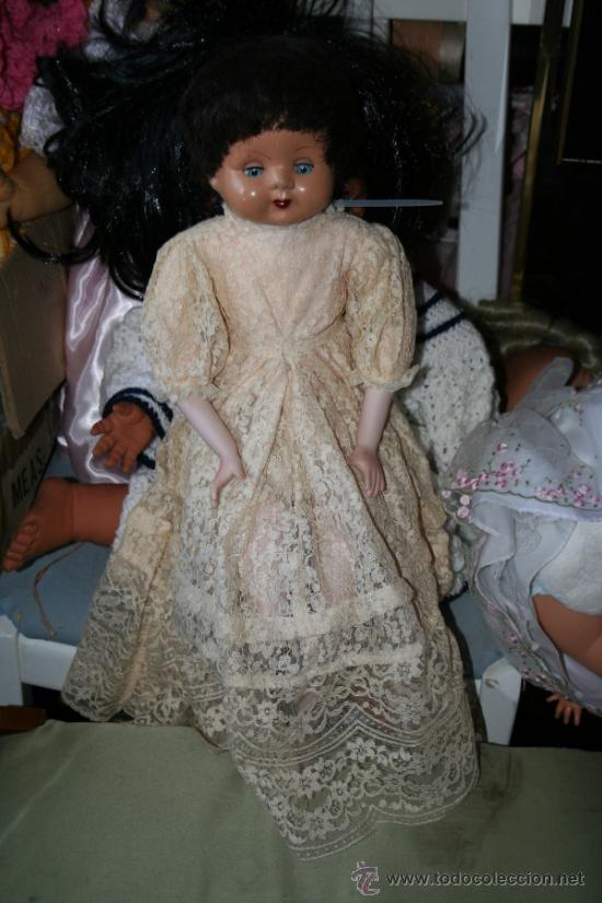 Mu&ntilde;ecas porcelana: mu&ntilde;eca de porcelana y composicion o celuloide - Foto 6