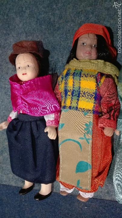 Mu&ntilde;ecas porcelana: Lote de 5 Mu&ntilde;ecas - Foto 3