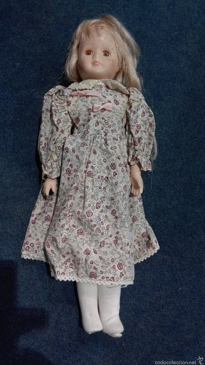 Mu&ntilde;ecas porcelana: Mu&ntilde;eca antigua 40cms - Foto 1