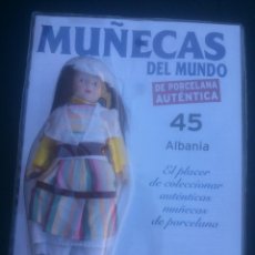 Poupées Porcelaine: MUÑECA PORCELANA - COLECCION MUÑECAS DEL MUNDO Nº 45 ALBANIA (PRECINTADA) - RBA. . Lote 89466360