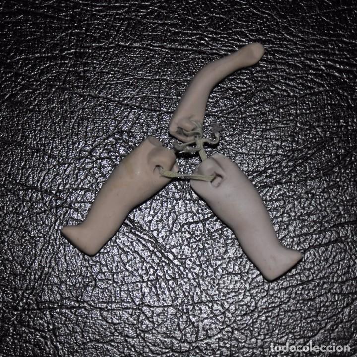 Mu&ntilde;ecas porcelana: Piernas y brazo para mu&ntilde;eca. - Foto 2