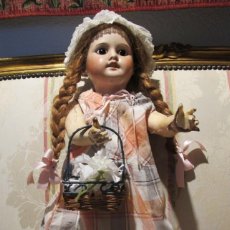 Muñecas Porcelana: RESERVADA ,PRECIOSA MUÑECA ANTIGUA DE PORCELANA SFBJ PARIS 4