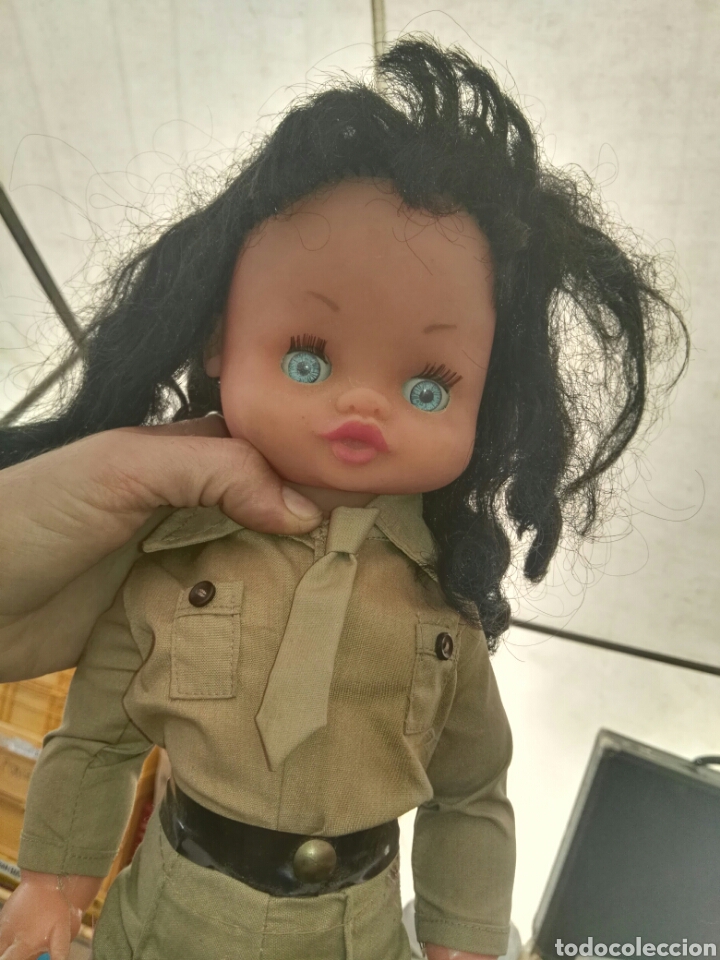 Mu&ntilde;ecas porcelana: Mu&ntilde;eca vintage militar - Foto 7