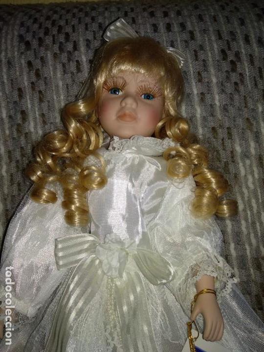 Mu&ntilde;ecas porcelana: Mu&ntilde;eca porcelana comuni&oacute;n - Foto 3