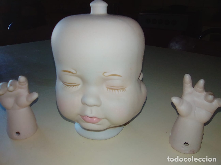 Mu&ntilde;ecas porcelana: Mu&ntilde;eca Tri-faces, d&eacute;cada de los 50 - Foto 3