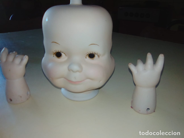 Mu&ntilde;ecas porcelana: Mu&ntilde;eca Tri-faces, d&eacute;cada de los 50 - Foto 1