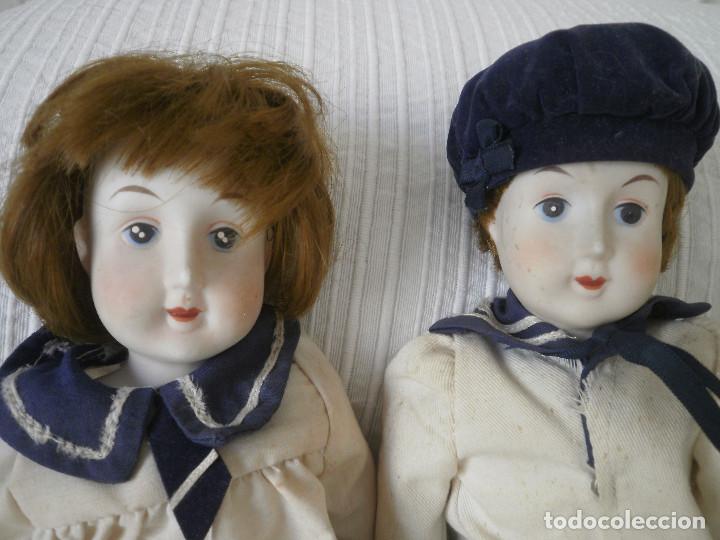 Mu&ntilde;ecas porcelana: Pareja de mu&ntilde;ecos. - Foto 7