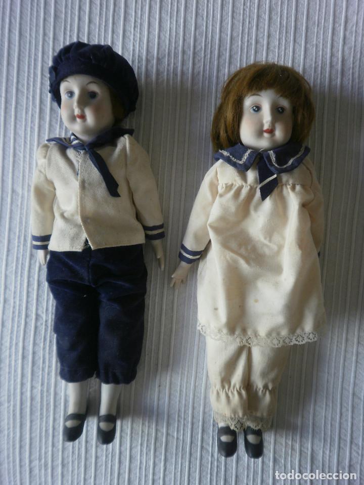 Mu&ntilde;ecas porcelana: Pareja de mu&ntilde;ecos. - Foto 9
