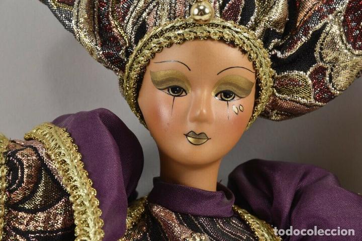 Muñecas Porcelana: DOS PRECIOSOS MUÑECOS DE PORCELANA ARLEQUINES 41,5 cm 226,00 € - Foto 2 - 193008757