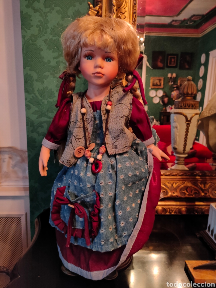 Mu&ntilde;ecas porcelana: IMPECABLE MU&Ntilde;ECA FRANCESA DE COLECCI&Oacute;N 54 CTMS - Foto 1