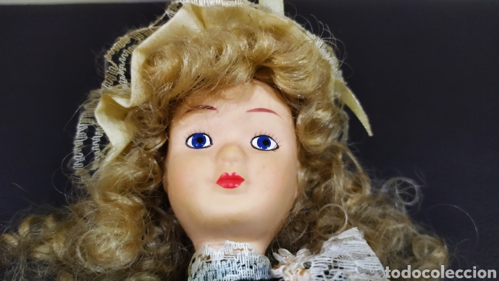 Mu&ntilde;ecas porcelana: Mu&ntilde;eca de porcelana de 23cm. Ref.- 03. - Foto 5