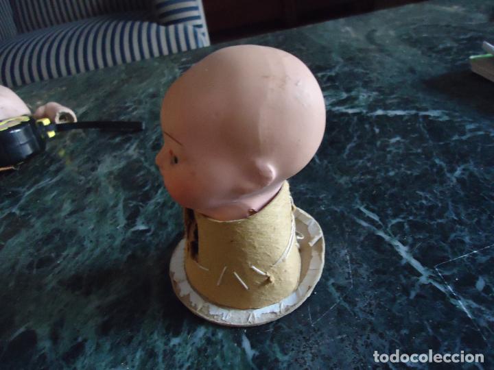 Muñecas Porcelana: Pequeña y simpática cabeza de muñeca/o bebé porcelana ojos durmientes - Foto 5 - 285648343