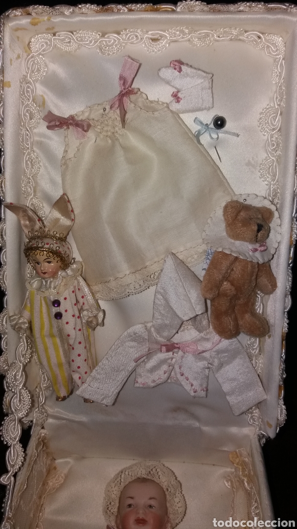 Mu&ntilde;ecas porcelana: Beb&eacute; Kaiser de porcelana 14cm con complementos - Foto 5