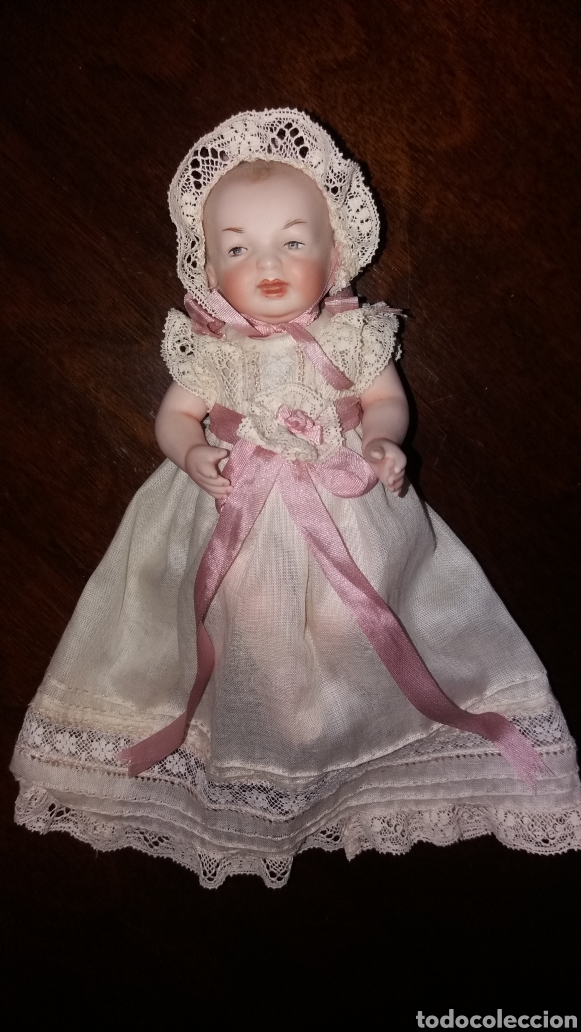 Mu&ntilde;ecas porcelana: Beb&eacute; Kaiser de porcelana 14cm con complementos - Foto 2